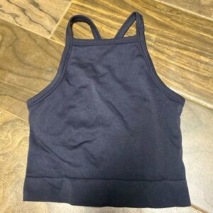 Medium length athletic halter top target